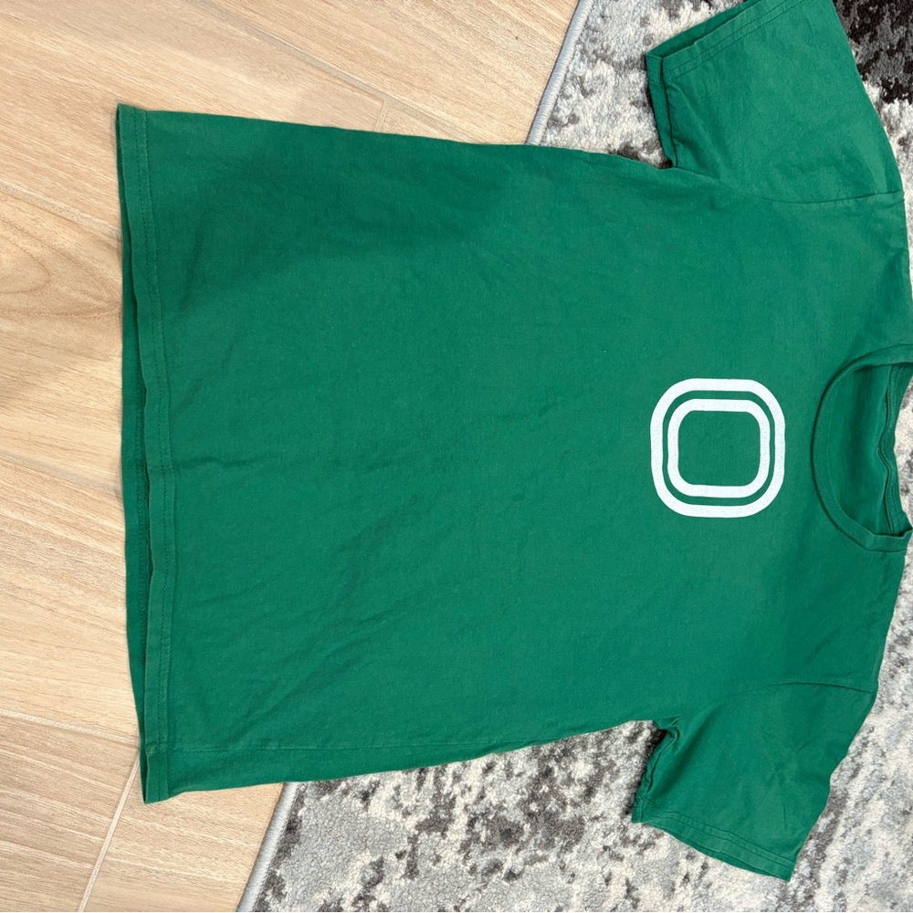 Vibrant Green Kids' Tee with Iconic Design